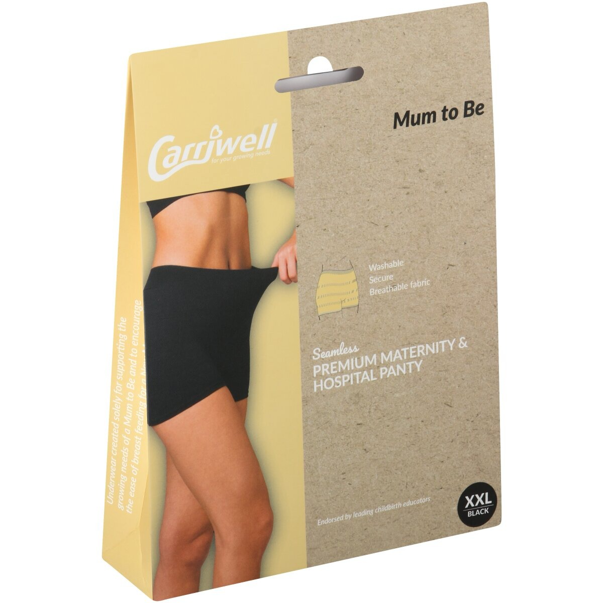 Carriwell Black Maternity Pants XXL