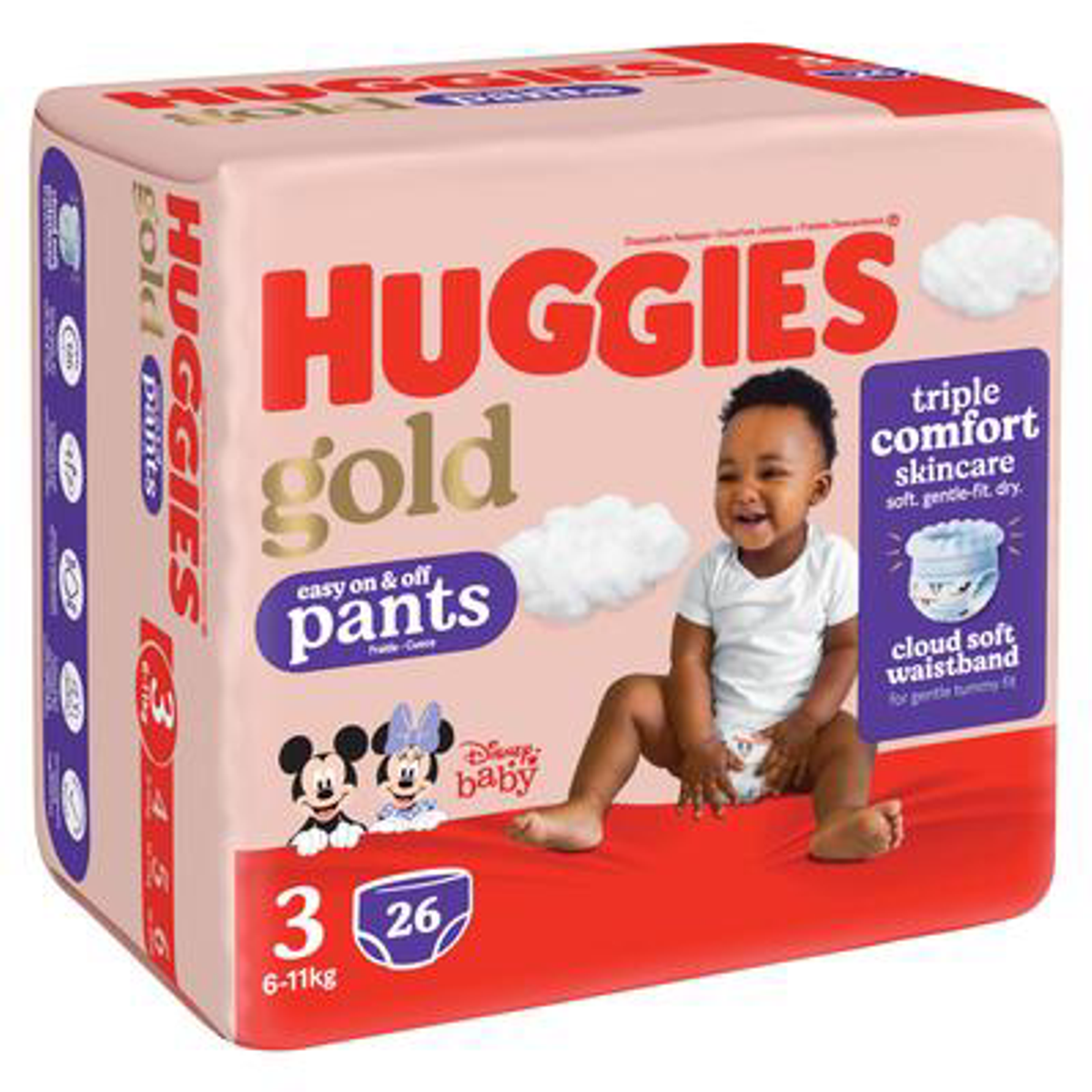 Huggies Gold Pants Carry on Size 3 (26s)