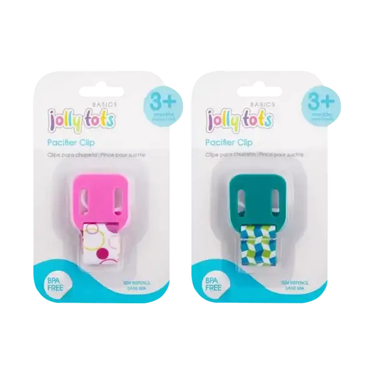 Jolly Tots Pacifier Clips