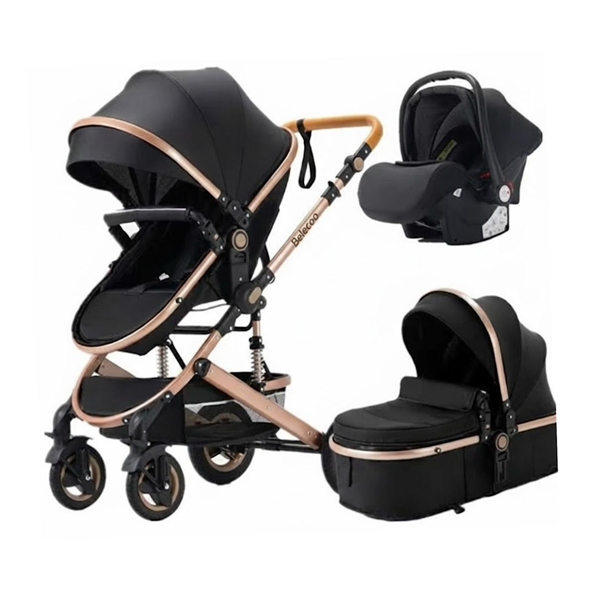 Baby 3 in 1 Travel System  with Car Seat