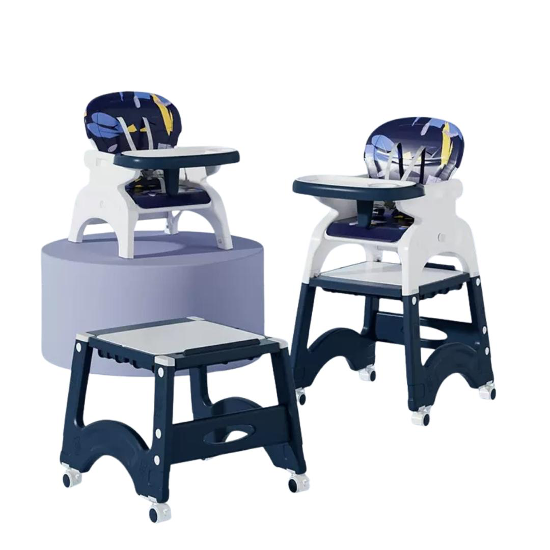 High Chair Convertible Into Table and Chair