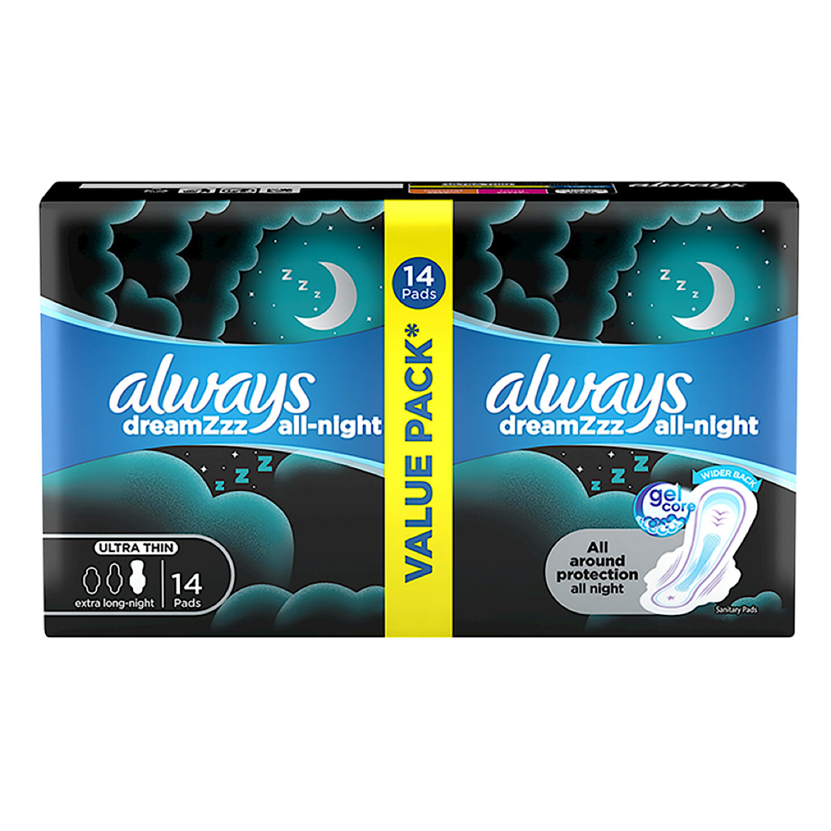 Always Ultra Sanitary Pads Night 14s
