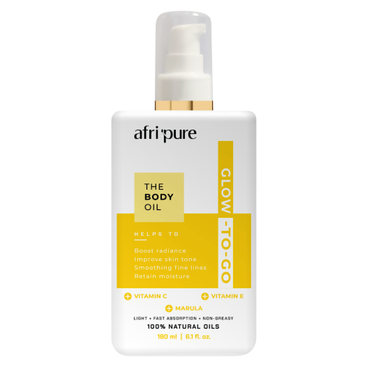 Afri Pure Glow-To-Glow The Body Oil 180ml