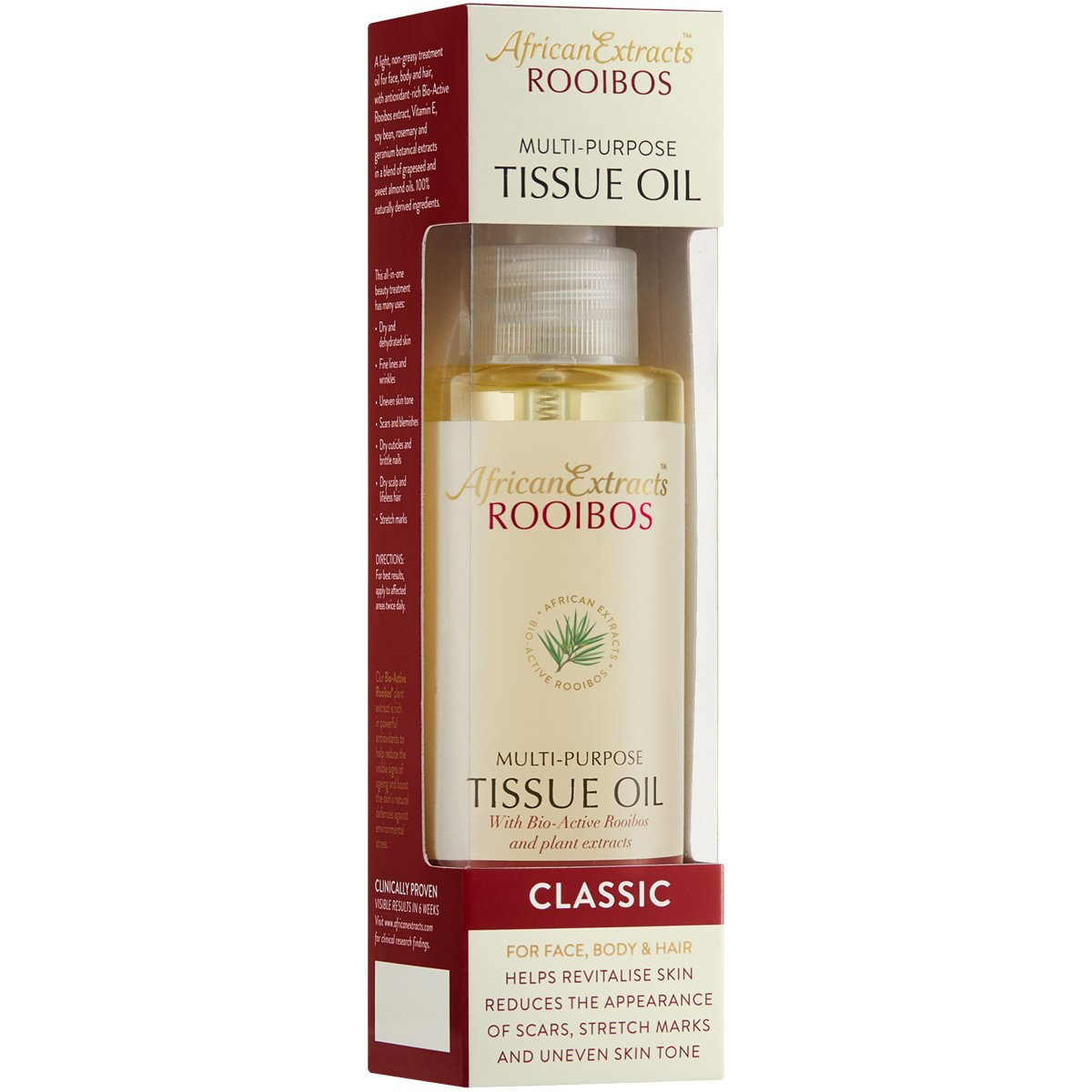 African Extracts Rooibos Tissue Oil 125ml