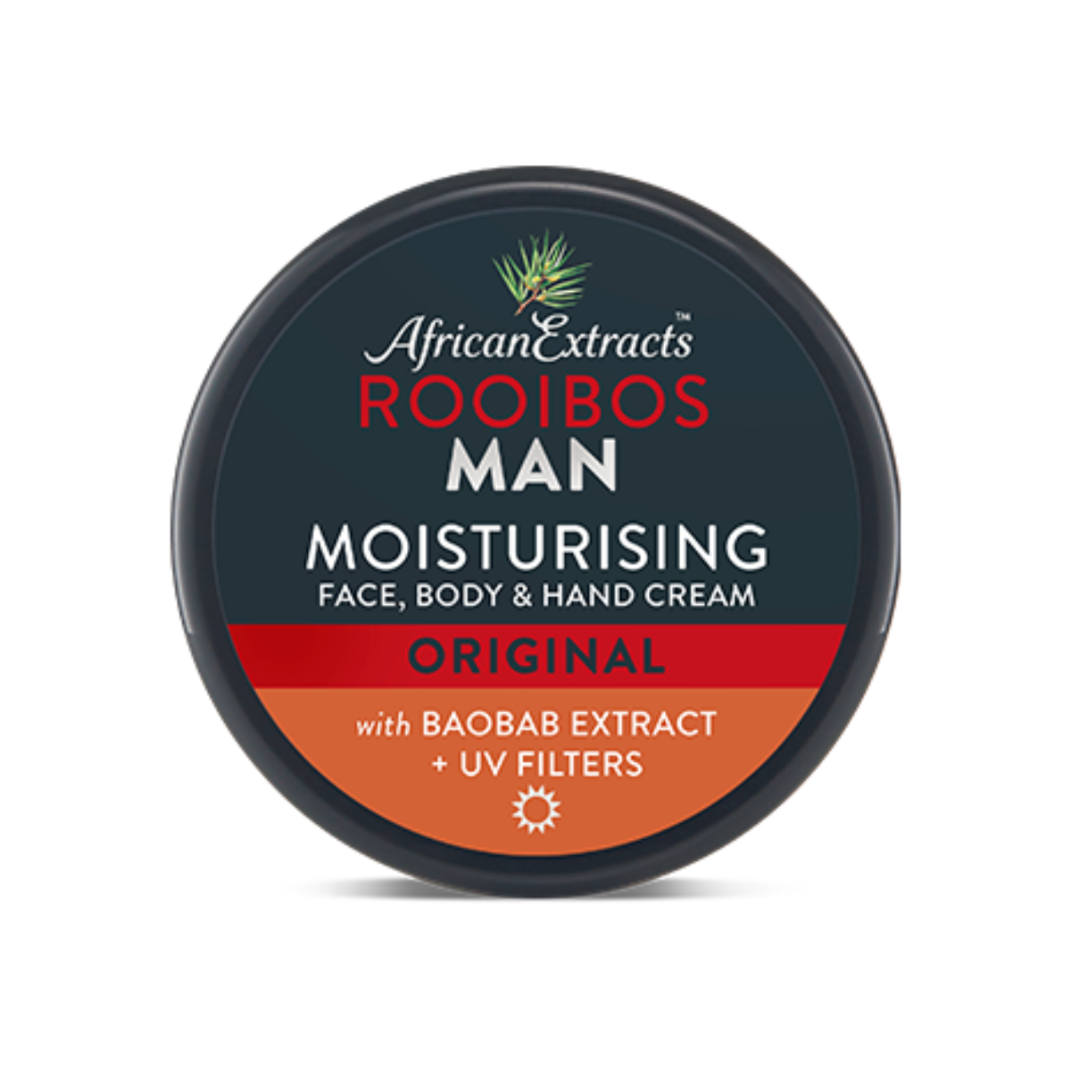 African Extracts Rooibos Man Face, Body & Hand Cream Original 125ml