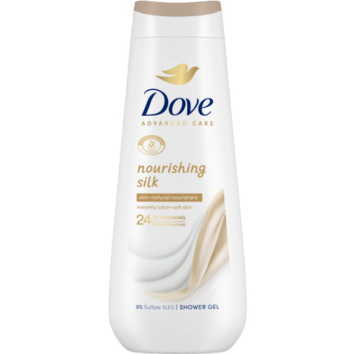 Dove Nourishing Silk Shower Gel 600ml